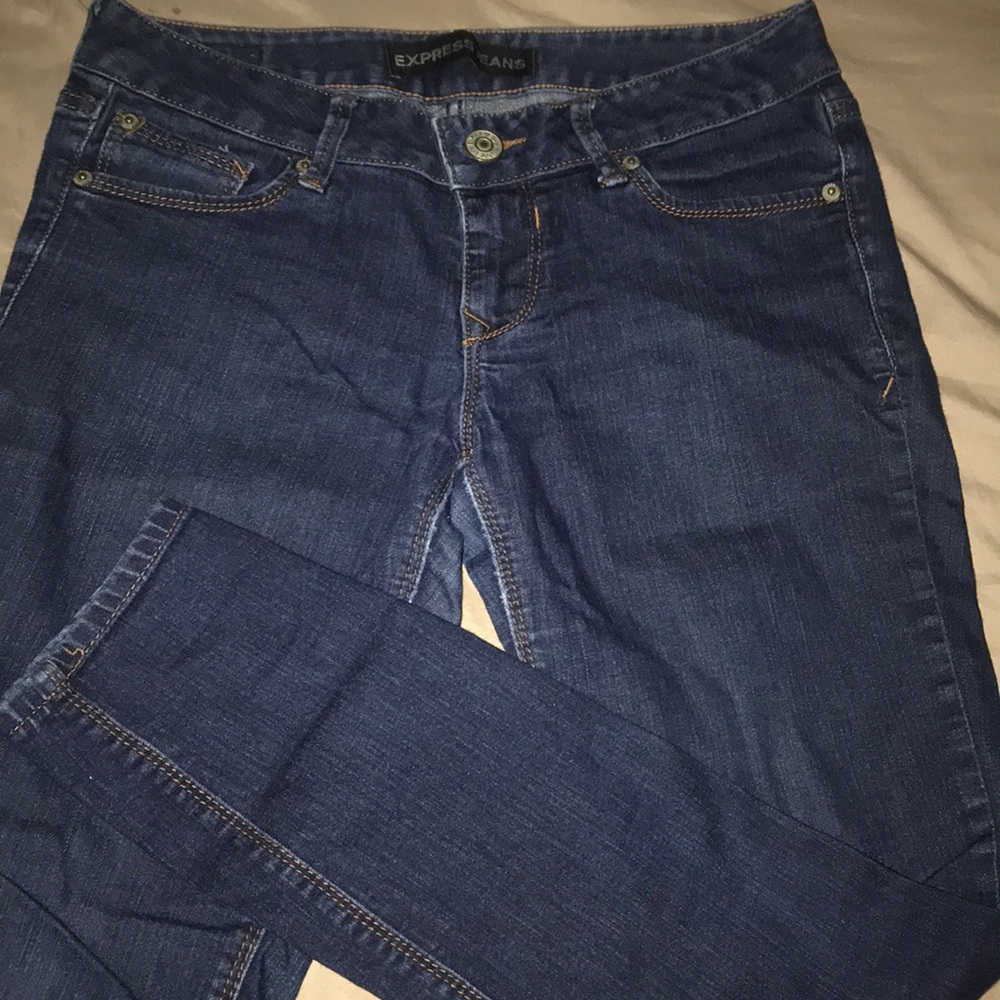Express Jeans light fade